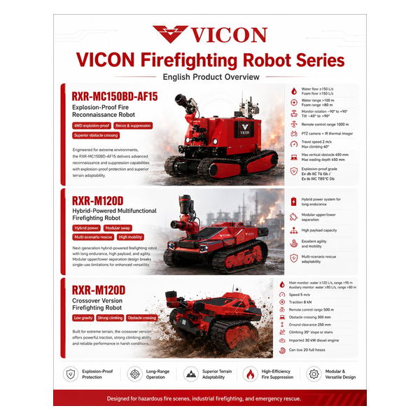 Firefighting Robots & Drones